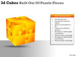 3d cubes built out of puzzle pieces ppt 28