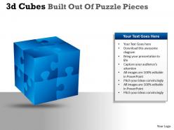 3d cubes built out of puzzle pieces ppt 29