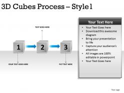 3d cubes process style 1 6