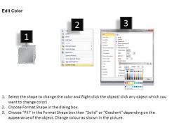 3d cubes process style 3 powerpoint presentation slides