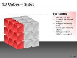80931564 style layered cubes 1 piece powerpoint presentation diagram infographic slide