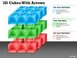 3d cubes with arrows ppt 11