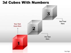 3d cubes with numbers diagram 7