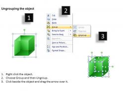 3d cubes with numbers powerpoint presentation slides db