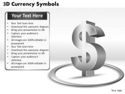 3D Currency Symbols PPT 10
