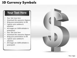 3d currency symbols ppt 1