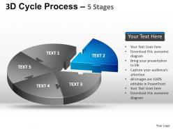 3d cycle process flow chart 5 stages style 1 ppt templates 0412