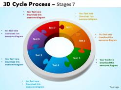 42597882 style puzzles circular 7 piece powerpoint presentation diagram infographic slide