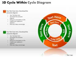 1208138 Style Circular Concentric 4 Piece Powerpoint Template Diagram Graphic Slide