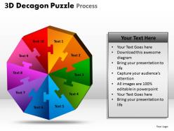 32033913 style puzzles mixed 10 piece powerpoint presentation diagram infographic slide