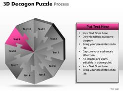 3d decagon puzzle process 1