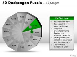 3d dodecagon puzzle diagram process 5