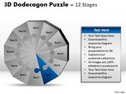 3d dodecagon puzzle diagram process 5