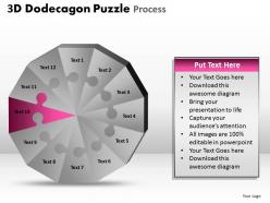 3d dodecagon puzzle process 1