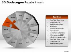 3d dodecagon puzzle process 1
