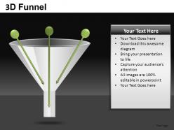 3d funnel powerpoint presentation slides db