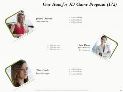 3D Game Proposal Powerpoint Presentation Slides