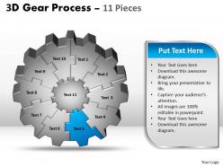 78037359 style division gearwheel 11 piece powerpoint template diagram graphic slide