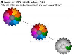 98321948 style variety 1 gears 10 piece powerpoint presentation diagram infographic slide