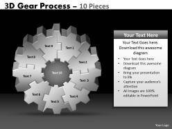 3d gear process 10 pieces style