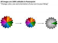 91194273 style variety 1 gears 10 piece powerpoint presentation diagram infographic slide