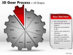10563830 style variety 1 gears 10 piece powerpoint presentation diagram infographic slide