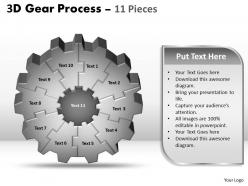 3d gear process 11 pieces style 2