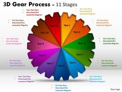 3d gear process 11 stages style 1