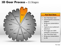 91618633 style variety 1 gears 11 piece powerpoint presentation diagram infographic slide