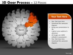 3d gear process 12 pieces