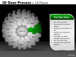 3d gear process 12 pieces