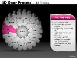 33228998 style variety 1 gears 12 piece powerpoint presentation diagram infographic slide
