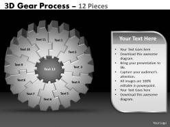 33228998 style variety 1 gears 12 piece powerpoint presentation diagram infographic slide