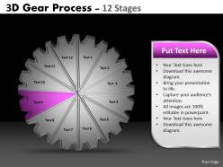 3d gear process 12 stages