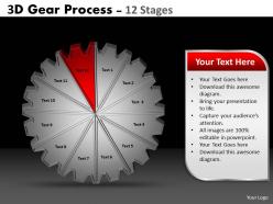 3d gear process 12 stages
