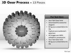 3d gear process 13 pieces style 2