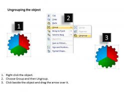 51388883 style variety 1 gears 3 piece powerpoint presentation diagram infographic slide