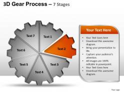 3d gear process 7 stages style 1 powerpoint slides and ppt templates 0412
