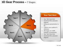 3d gear process 7 stages style 1 powerpoint slides and ppt templates 0412