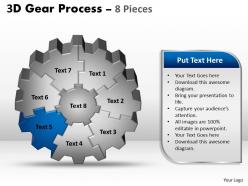 82754177 style variety 1 gears 8 piece powerpoint presentation diagram infographic slide