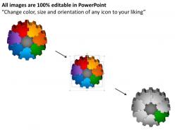 82754177 style variety 1 gears 8 piece powerpoint presentation diagram infographic slide