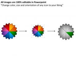 88162774 style variety 1 gears 8 piece powerpoint presentation diagram infographic slide