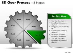 3d gear process 8 stages templates style 1