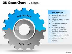 31002825 style variety 1 gears 2 piece powerpoint presentation diagram infographic slide
