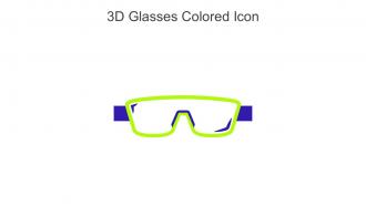3D Glasses Colored Icon In Powerpoint Pptx Png And Editable Eps Format