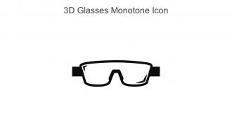 3D Glasses Monotone Icon In Powerpoint Pptx Png And Editable Eps Format