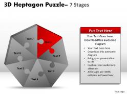 3d heptagon puzzle diagram process 5