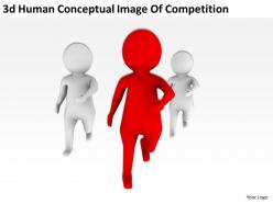 3d human conceptual image of competition ppt graphics icons