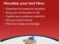 3d illustarion of american business graph powerpoint templates ppt backgrounds for slides 0113