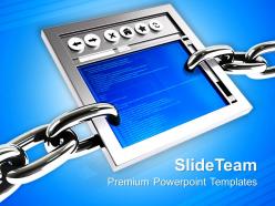 3d illustration of a internet browser powerpoint templates ppt themes and graphics 0213